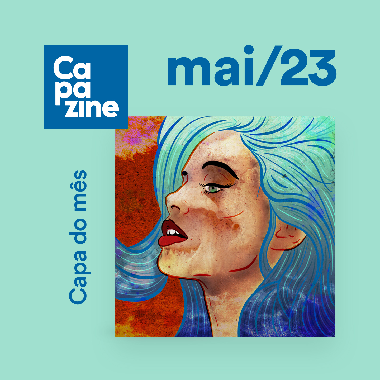 Capa do mês mai/23: N1C3 L34P | T3D BUNNY